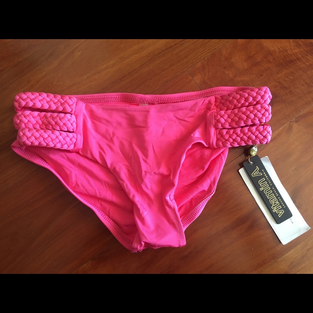Vitamin A Chloe Triple Braid Hipster Bottom XS 4